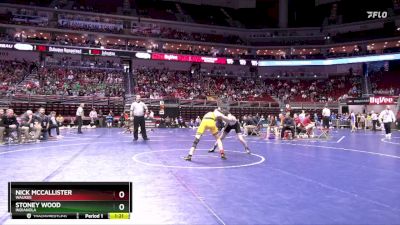 3A-120 lbs Cons. Round 2 - Nick McCallister, Waukee vs Stoney Wood, Indianola