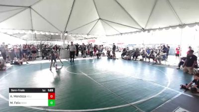 69 lbs Semifinal - Adam Mendoza, HD Jets vs Masten Felix, Oceanside WC