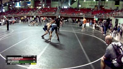 160 lbs Cons. Round 4 - Andrew Karchner, Brady Youth Wrestling vs Max Erickson, York Wrestling Club