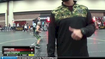 92 lbs Round 3 (4 Team) - Ameila Svec, Spatola Wrestling vs Hayden Piovarchy, Panhandle All-Stars
