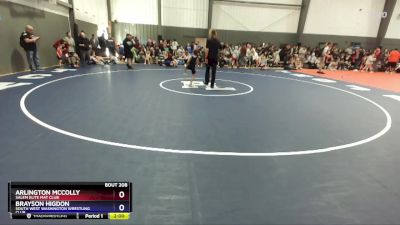 49 lbs Round 1 - Arlington McColly, Salem Elite Mat Club vs Brayson Higdon, South West Washington Wrestling Club