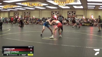 130 lbs Quarterfinals (8 Team) - Jayden Cline, Death Squad vs Conner Costello, Armory WA