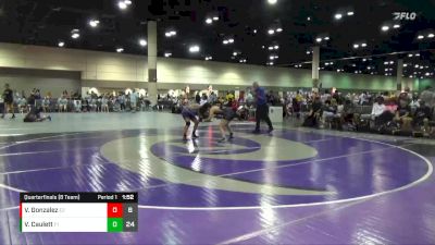 125 lbs Quarterfinals (8 Team) - Vivianna Caulett, CLAW vs Veronica Gonzalez, Griffin Fang