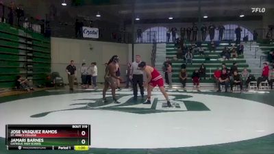 190 lbs Cons. Semi - Jose Vasquez Ramos, St. John`s College vs Jamari Barnes, Catholic High School