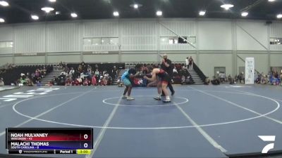 170 lbs Quarters & 1st Wb (16 Team) - Noah Mulvaney, Wisconsin vs Malachi Thomas, South Carolina