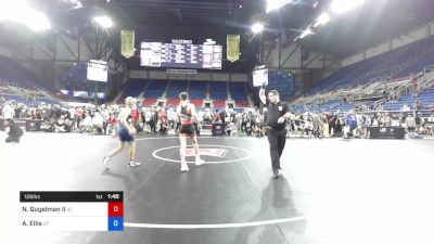 126 lbs Cons 8 #2 - Nathan Gugelman II, Idaho vs Austin Ellis, Utah