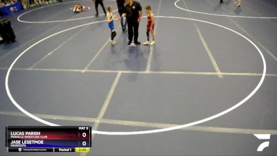 71 lbs Cons. Semi - Lucas Parish, Pinnacle Wrestling Club vs Jase Lesetmoe, Minnesota