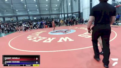 87 lbs Semifinal - Manny Novelli, AK vs Zaiden Hoover, CA