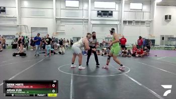 285 lbs Finals (2 Team) - Derik Mirts, Combat Athletics Black vs Aidan Kun, U2 Upstate Uprising