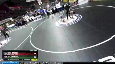 74 lbs Cons. Round 4 - Samuel Briggs, Delta Wrestling Club vs Brody Jarrell, Granite Wrestling Club