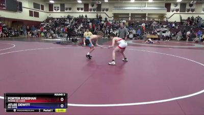 16U-6 lbs Round 3 - Porter Kossman, Prairie Du Chien vs Atlee DeWitt, Big Game