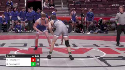 145 lbs Consy Rd Ii - Reagan Milheim, Warrior Run vs Burke Fleming, Brookville Area