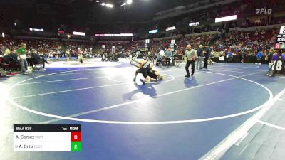 106 lbs Consi Of 16 #2 - Andrew Gomez, Porterville vs Alijah Ortiz, Clovis North