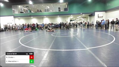 215 lbs Consi Of 32 #1 - Rourke Drake, FL vs Caleb Marzolino, PA