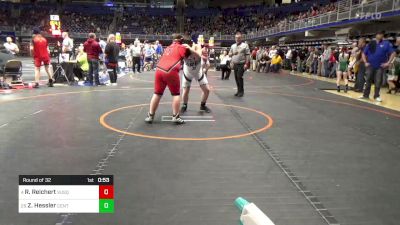 200 lbs Round Of 32 - Rush Reichert, Susquenita vs Zachary Hessler, Central Cambria