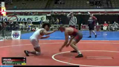 197 lbs Finals (2 Team) - Jake Woodley, Oklahoma University vs Jaron Smith, University Of Maryland