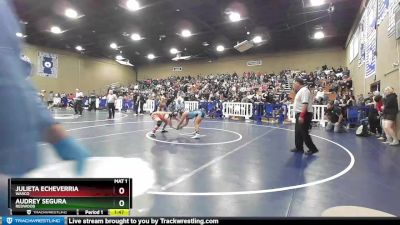 150 lbs Semifinal - Audrey Segura, Redwood vs Julieta Echeverria, Wasco