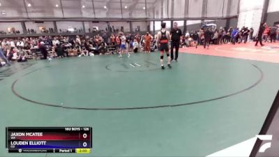 126 lbs Cons. Round 5 - Jaxon McAtee, WA vs Louden Elliott, CO