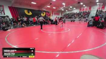 120 lbs 7th Place Match - Brooke Pina, Capistrano Valley vs Sophia Garcia, Lutheran Orange