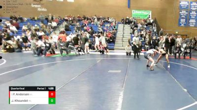 105 lbs Quarterfinal - Paislee Andersen, Top Of Utah vs Jazzman Khoundet, Stallions Wrestling Club