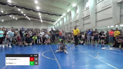 70 lbs Pools - Bryson Olszewski, Panther Elite vs Bristol Pope, Ohio Gold