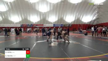 285 lbs Final - Gaige Willis, Edinboro vs Seth Nevills, Unattached