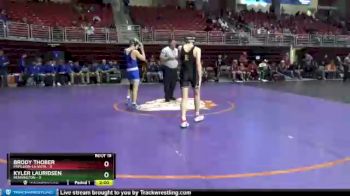 132 lbs Round 5 (8 Team) - Brody Thober, Papillion-La Vista vs Kyler Lauridsen, Bennington