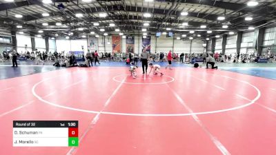 75 lbs Round Of 32 - Dominic Schuman, PA vs Jonah Morello, SC