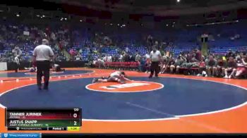 120 lbs Semis & 1st Wrestleback (8 Team) - Justus Snapp, Joliet (Catholic Academy) vs Tanner Jurinek, Antioch