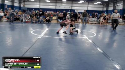 70-76 lbs Round 5 - Gabryle Bettencourt, Kuna Klub vs Wisdom Perea, Team Real Life