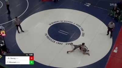 96 lbs Round Of 32 - Shane Young, Faith Christian Academy vs Tyden Shuman, Berks Catholic