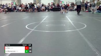 72 lbs Round 4 (8 Team) - John Cox, Team Missouri vs Andrew Mlynarczyk, Terps Xtreme
