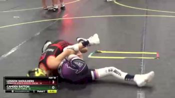 52 lbs Round 5 (6 Team) - Lennox Shoulders, Combative Sports Athletic Center vs Camden Batton, Untouchables Purple
