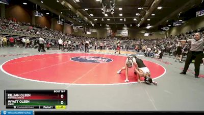 Cons. Round 1 - Wyatt Olsen, Union vs Killian Olsen, North Sanpete