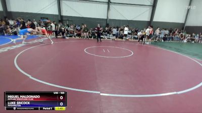 165 lbs Cons. Round 2 - Miguel Maldonado, Outlaw Wrestling Club vs Luke Sincock, Washington