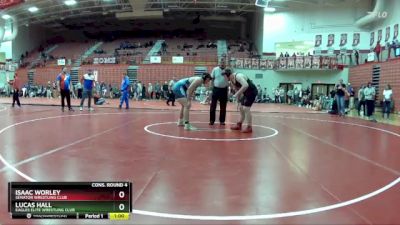 215 lbs Cons. Round 4 - Lucas Hall, Eagles Elite Wrestling Club vs Isaac Worley, Senator Wrestling Club