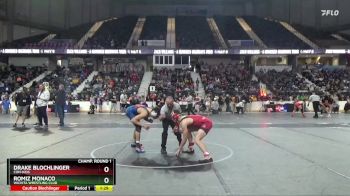 150 lbs Champ. Round 1 - Drake Blochlinger, Con-Kids vs Romiz Monaco, Wichita Wrestling Club