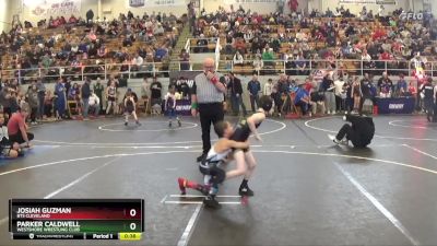 56 lbs Round 2 - Parker Caldwell, Westshore Wrestling Club vs Josiah Guzman, Bts Cleveland