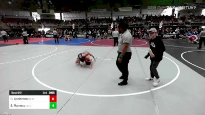 66 lbs Rr Rnd 2 - Bradley Alarid, Duran Elite vs Lincoln Vanzant, Ridge WC