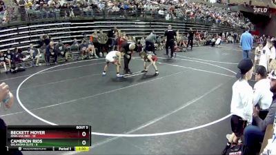 70 lbs Semis & 1st Wrestleback (8 Team) - Beckett Moyer, Iowa USA Red vs Cameron Rios, Oklahoma Elite