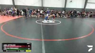 59 lbs Round 2 - Abel Kittelson, South West Washington Wrestling Club vs Colton Fernandez, NWWC