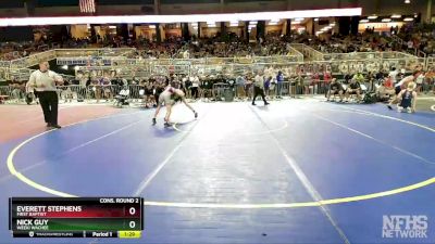 1A 106 lbs Cons. Round 2 - Nick Guy, Weeki Wachee vs Everett Stephens, First Baptist