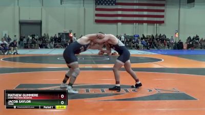 184 lbs Cons. Round 3 - Mathew Gummere, Case Western Reserve vs Jacob Saylor, Trine