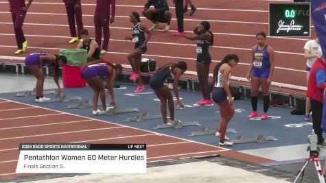 Women's 60m Hurdles Pentathlon, Finals 5