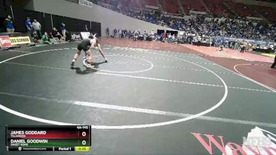 4A-145 lbs Cons. Round 3 - Daniel Goodwin, Sweet Home vs James Goddard, Tillamook