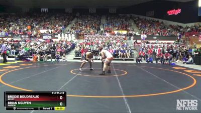 3-2-1A 215 5th Place Match - Brian Nguyen, Marion vs Brodie Boudreaux, Beloit