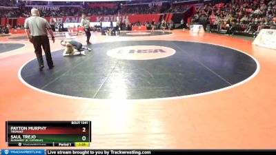 1A 120 lbs Cons. Semi - Saul Trejo, Elmhurst (IC Catholic) vs Payton Murphy, Tremont