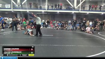 68 lbs Round 2 (8 Team) - Colton Louderback, Iron Horse vs Dominik Coleman, 84 Athletes