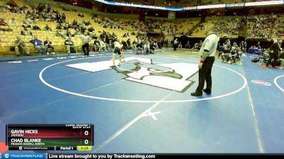 144 Class 4 lbs Cons. Round 1 - Chad Blanke, Francis Howell North vs Gavin Hicks, Jackson