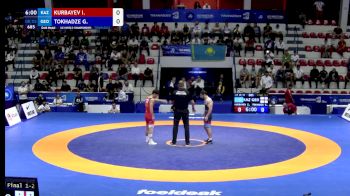 55 kg Final 1-2 - Iskhar Kurbayev, Kazakhstan vs Giorgi Tokhadze, Georgia